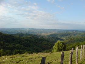 Панорама с Требавы