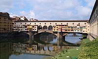 Ponte Vecchio, which spans the Arno river