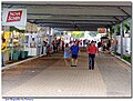 Praça de alimentação durante evento