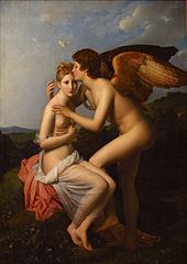 François Gérard , Psyché et l'Amour 1798, musée du Louvre