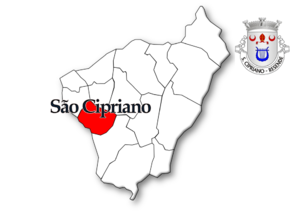 Localização no município de Resende