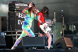 CSS performing at the Rock en Seine 2007