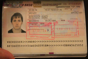 Russian visa