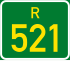 Regional route R521 shield