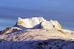 A montanha Sermitsiaq, perto de Nuuk