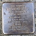 Stolperstein Siegburg Luisenstraße 50 Karoline Cahn