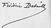 signature de Frédéric Bataille