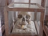 Skull of Mkwawa displayed at Kalenga