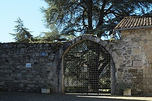 L'entrée de l'abbaye.