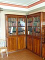 Tchaikovsky's bookshelves in his reception room