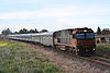 Refurbished 'The Overland' train headed for Adelaide, near Geelong in 2007