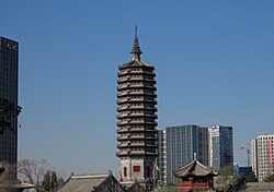 Tonngzhou Randeng Pagoda within the subdsitrict, 2017