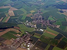 Vue aérienne d'Ercuis et Neuilly-en-Thelle.