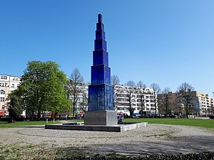 L'Obélisque bleu.