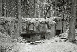 A type 10 pillbox on the Siegfried Line in Aachen, Germany