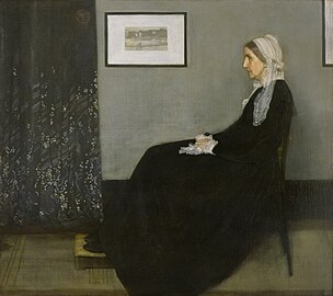 Arrangement in Grey and Black No. 1, better known as Whistler's Mother, a portrait of Anna McNeill Whistler by her son, James McNeill Whistler (1871)