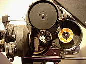 Filmföringen i en 16mm Arriflex 16 ST