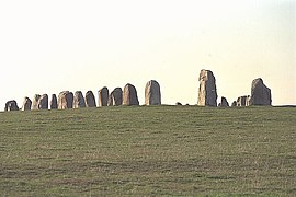 Side view of Ales Stone.