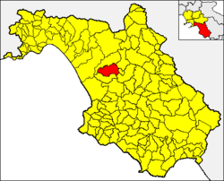 Altavilla Silentina within the Province of Salerno
