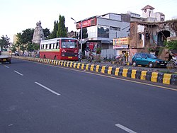 অমরাবতী জেলা সদরে একটি রাস্তা