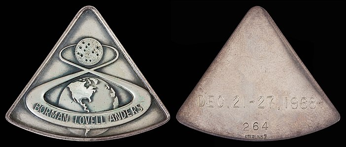 Robbins medallion of Apollo 8, by the Robbins Company