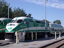 Barrie GO Transit car