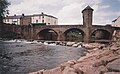 Monnow Bridge and River Monnow in Monmouth