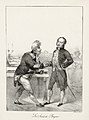 Image 37George IV greeting Gioachino Rossini, by Charles Motte (restored by Adam Cuerden) (from Wikipedia:Featured pictures/Culture, entertainment, and lifestyle/Theatre)