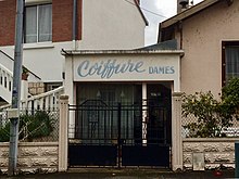 Enseigne d'un coiffeur