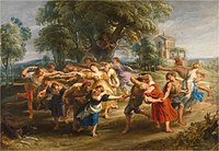 The Dance of the Villagers, Prado, c. 1635