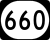 Kentucky Route 660 marker