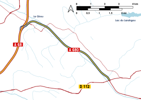 Carte de la route.