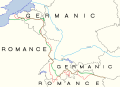 Germanic–Romance language border (900-1901)