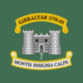 Badge of the castle and key awarded for the Great Siege of Gibraltar.