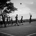 Image 1A Kenyan college basketball team practicing, 2016