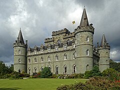 Inveraray Castle, Argyll (Duneagle Castle, home of the fictional Lord and Lady Flintshire)