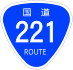 National Route 221 shield
