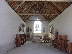 Vue générale de l'intérieur de la chapelle.