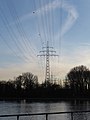 Tannenbaummast für 4 Systeme (110 kV) bei Wiesbaden