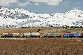 La ligne dans les environs d'El Asnam.