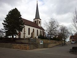 Außenansicht des Kirchengebäudes