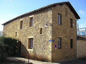 Maison romane rue Lacataye, servant de logement de fonction dépendant de la Préfecture des Landes.