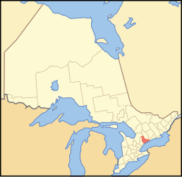 Municipalità Regionale di Durham – Mappa