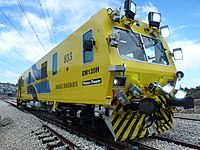 קרונית מדידה 833, מתוצרת של חברת Plasser & Theurer, דגם EM-120H, בצומת זבולון