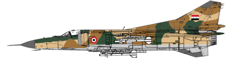 Mikoyan-Gurevich MIG-23MS Syrian Air Force Camo