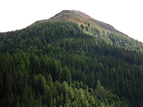 Vue depuis l'ouest.