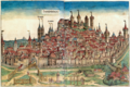 Image 4This woodcut shows Nuremberg as a prototype of a flourishing and independent city in the 15th century. (from History of cities)