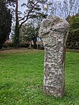 Stone Cross in cemetery immediately west of Berry Tower