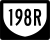 Highway 198R marker