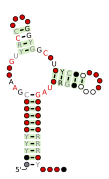 DUF3800-IX' Secondary structure taken from the Rfam database. Family RF02968